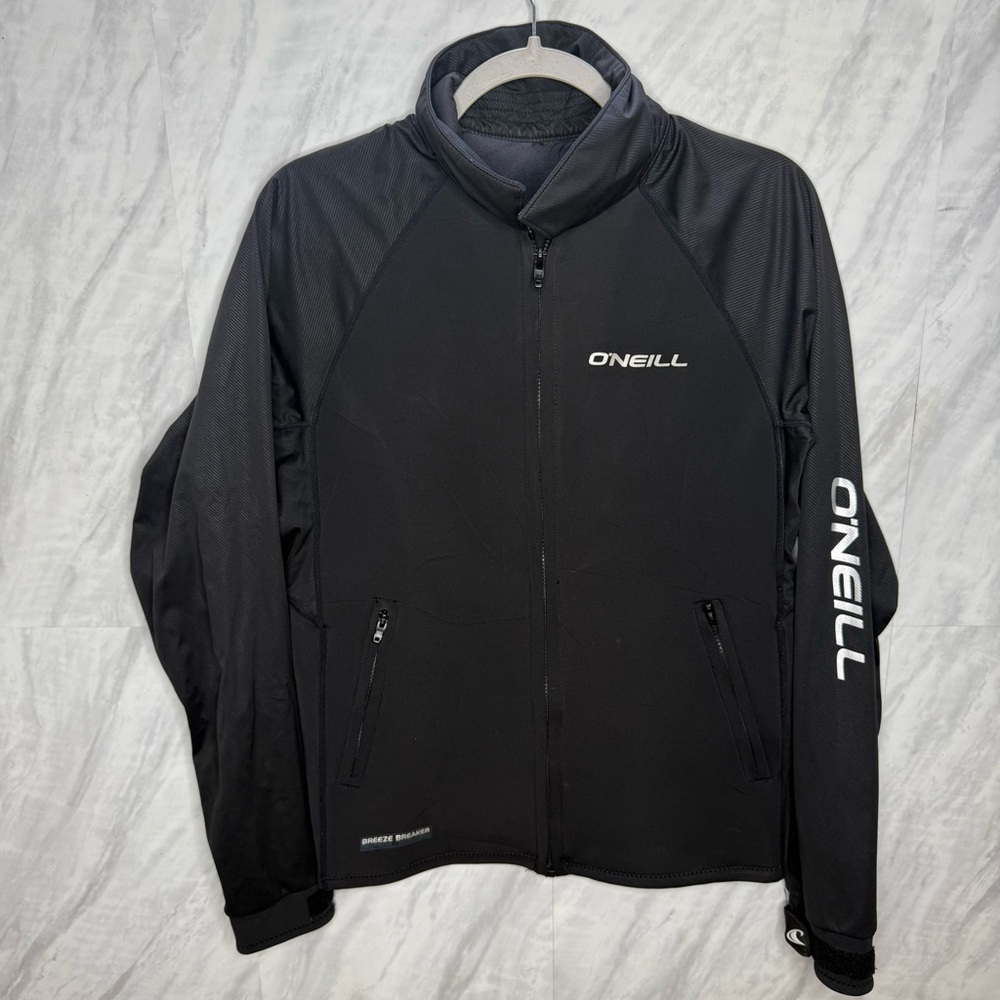 O'Neill Men's Breeze Breaker Black Performance Jacket Medium